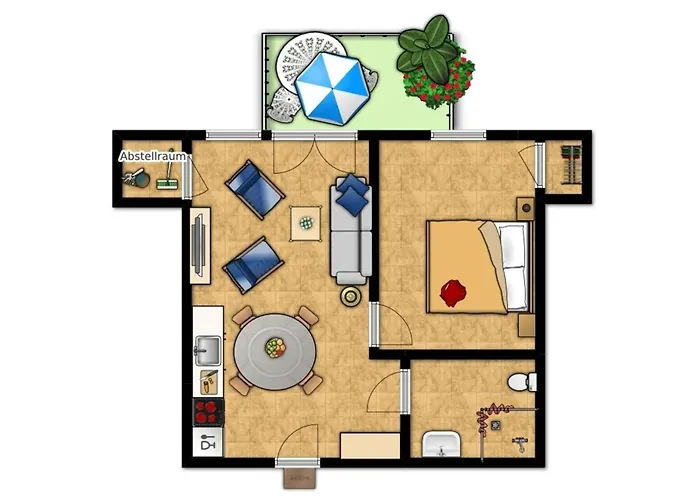 Haus Undine 08 Apartman *